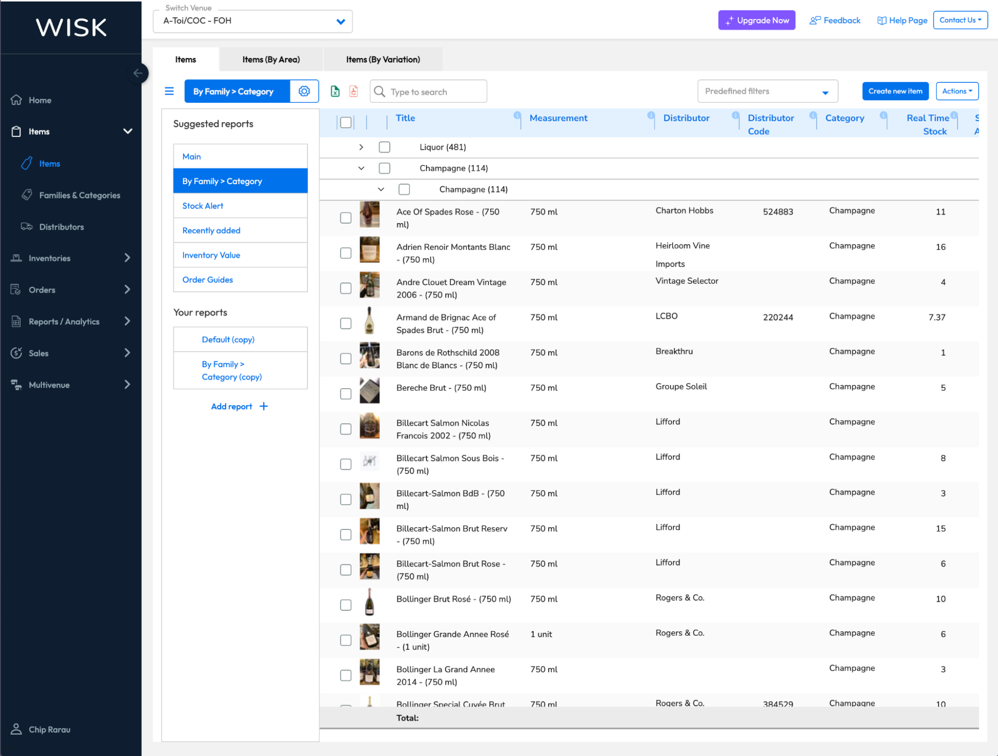 WISK Supplier Network