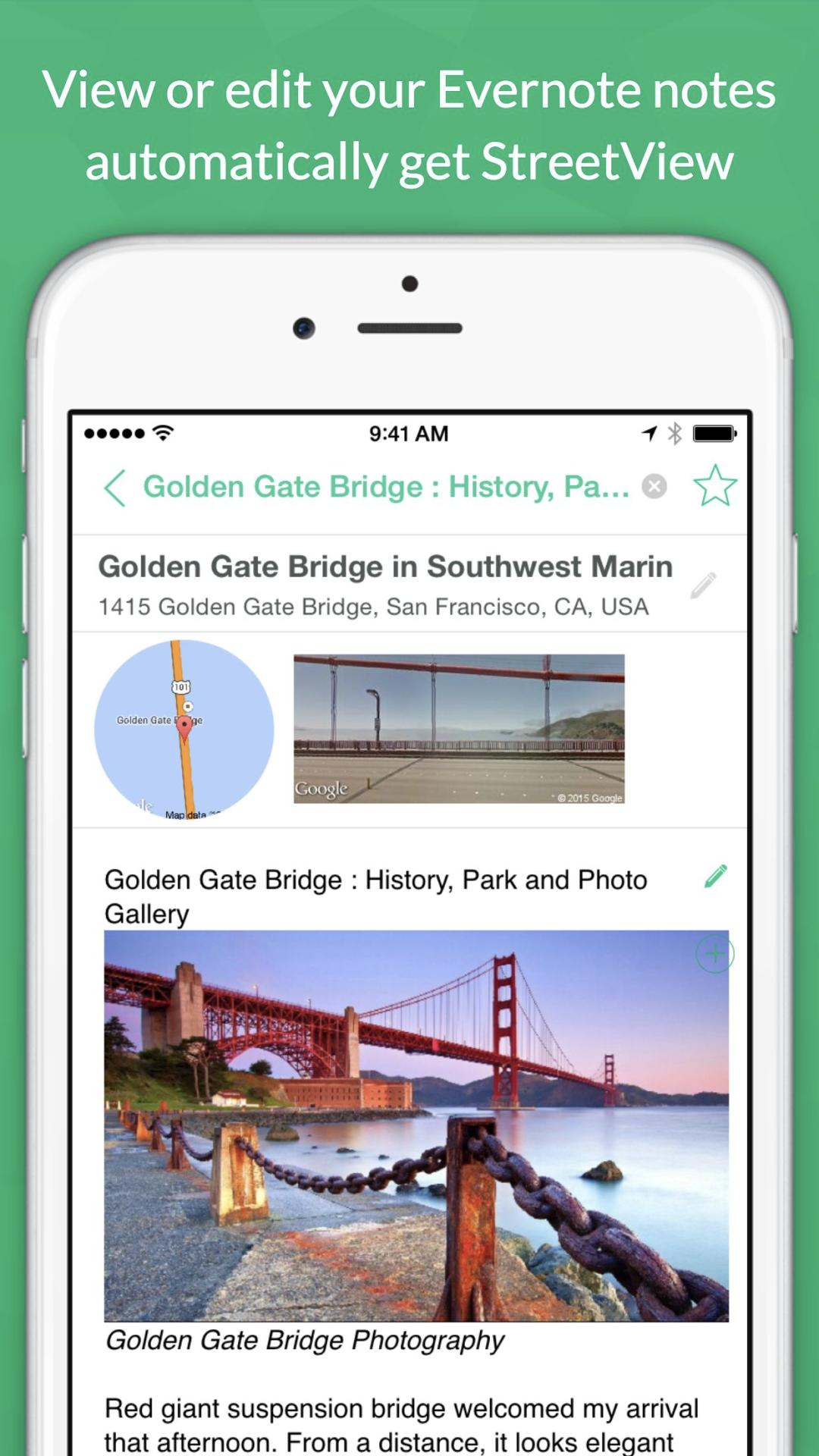 IdeaPlaces Evernote Integration