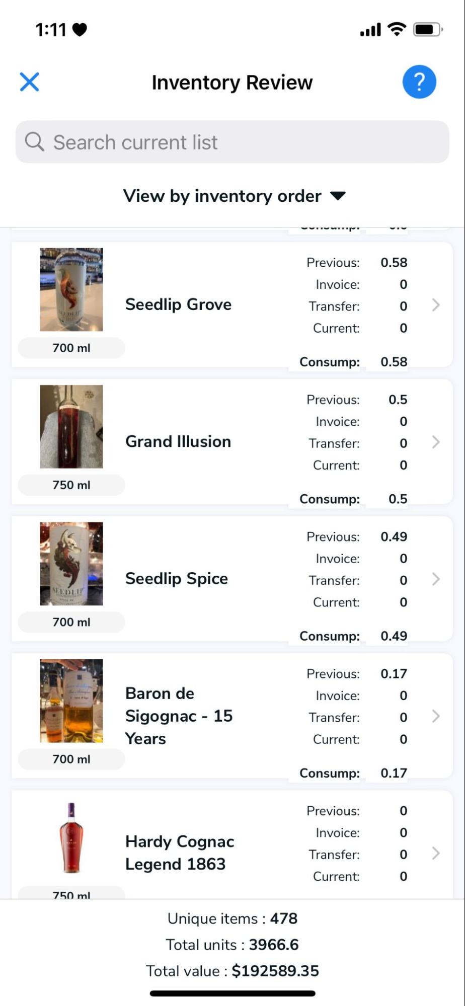 WISK Mobile Inventory