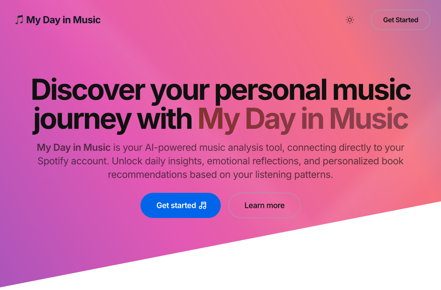 MyDayInMusic Hero